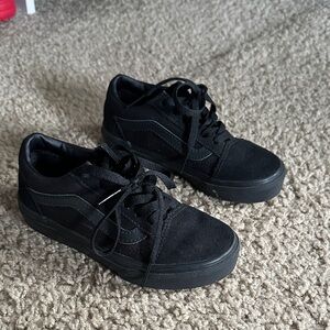 Vans Kids Black Sneakers